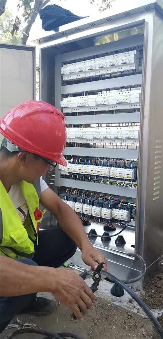 石景山游樂園項目配電箱安裝