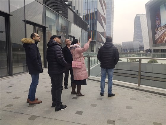 外賓來訪上海項(xiàng)目部