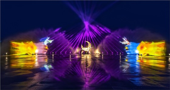 景區(qū)亮化工程效果圖-信達(dá)電通