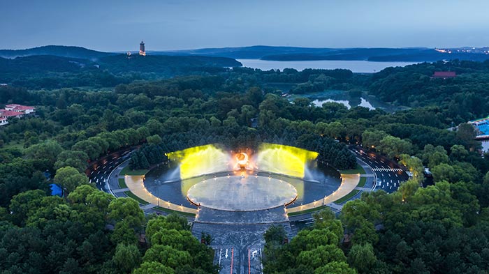 長春凈月潭燈光秀，第二彈！