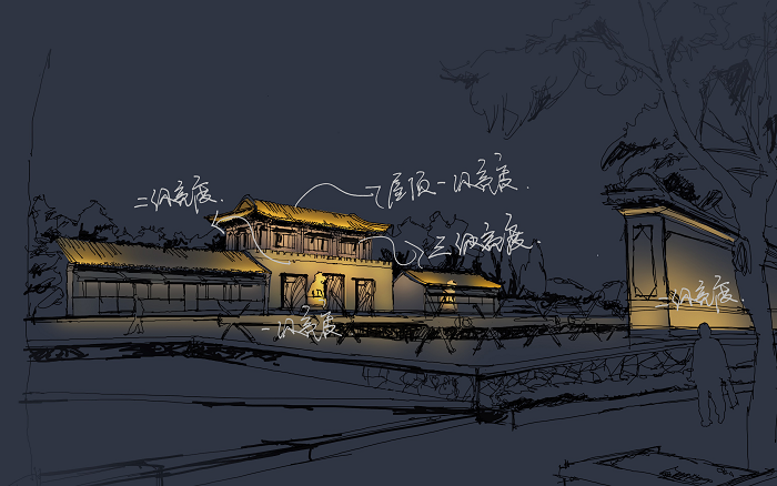 古建筑亮化設計 